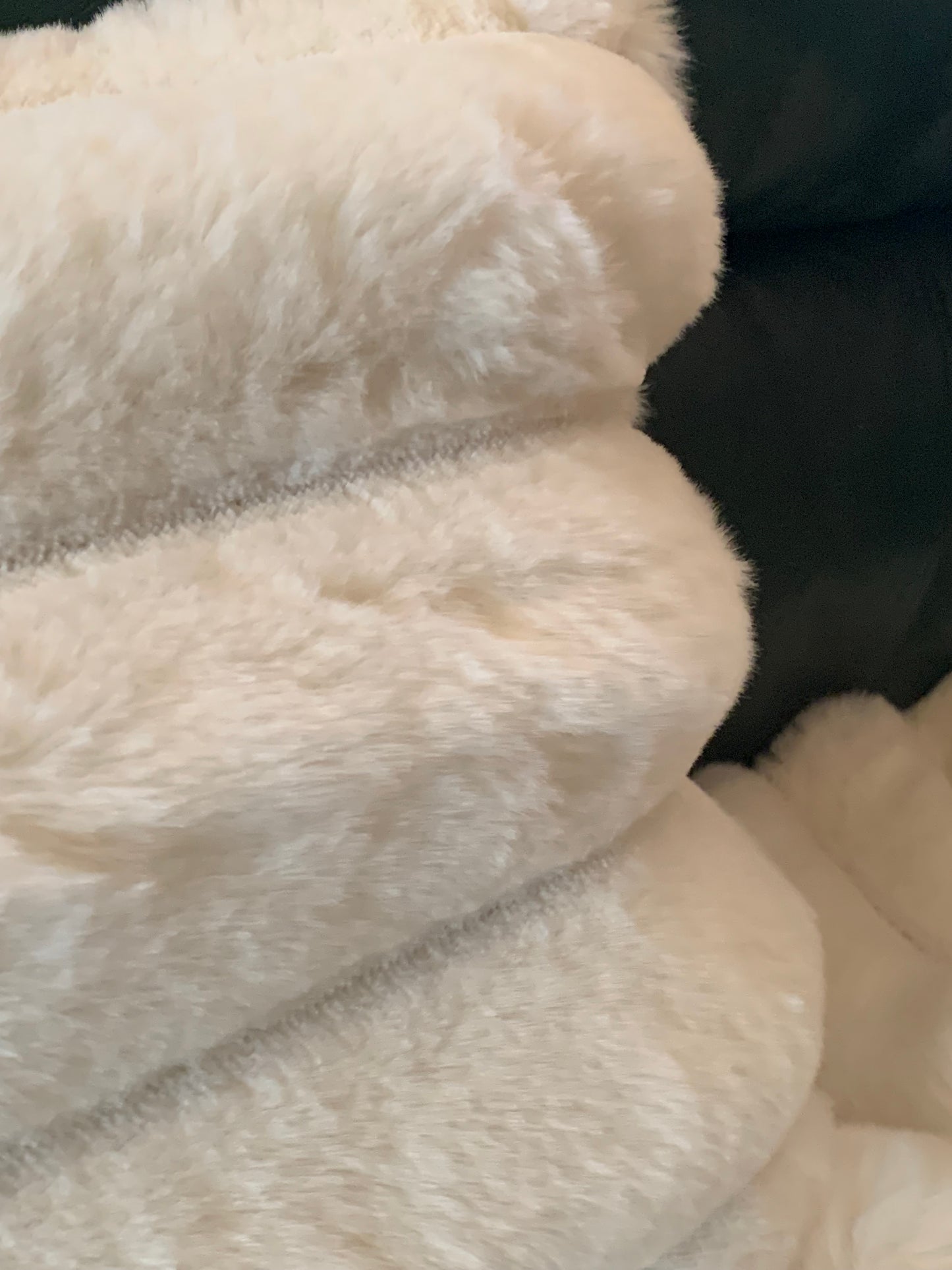 Faux fur pillow